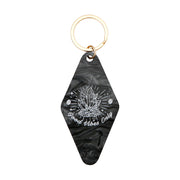 Vintage Keychain Retro Style Motel Hotel Key Ring - Route 66